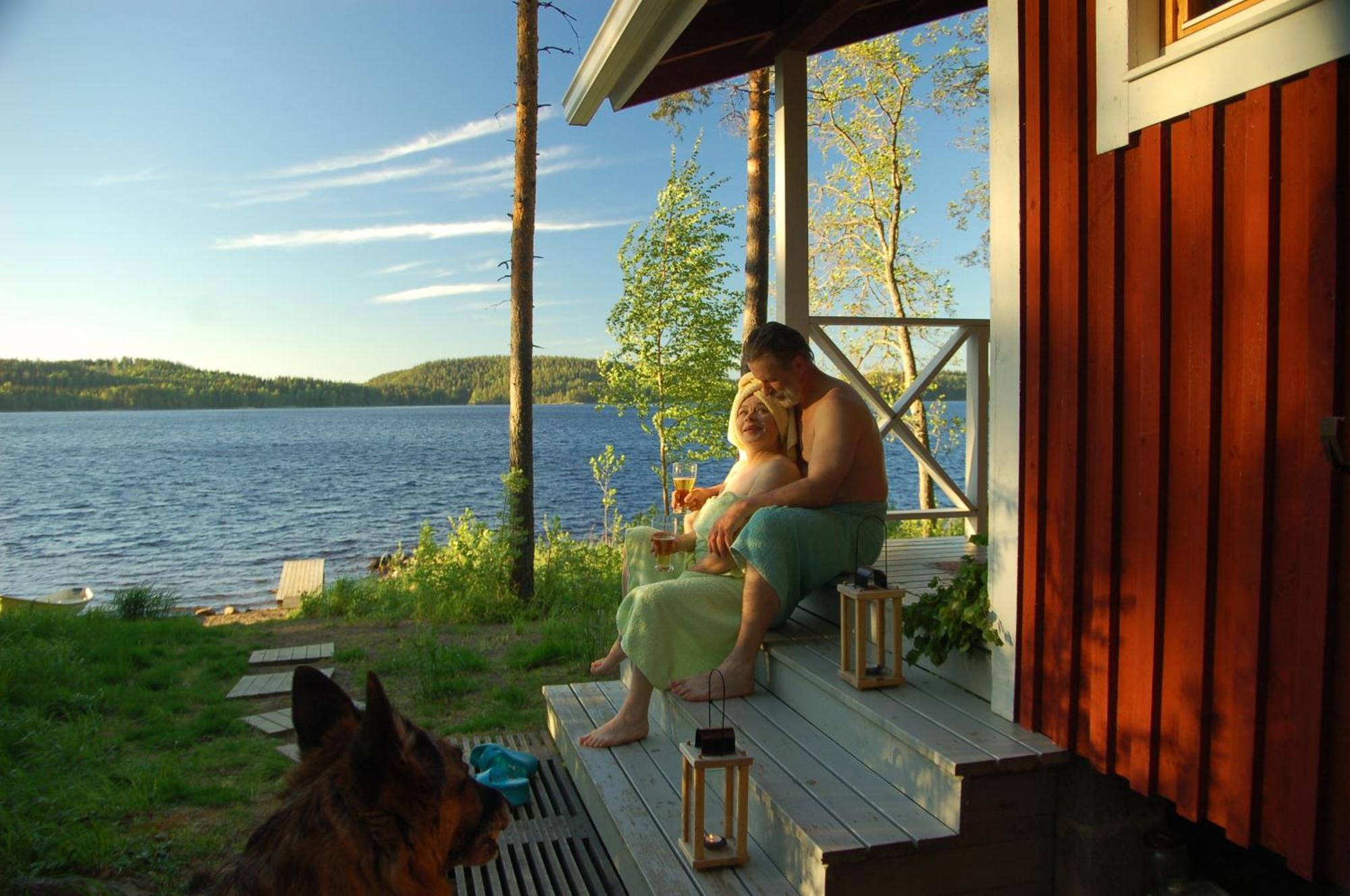 Loikansaari Lomamoekit Holiday Cottages Kallislahti ภายนอก รูปภาพ